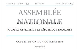 3 questions écrites au gouvernement concernent l’audio cette semaine