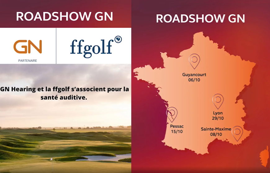 GN organise son roadshow dans 4 golfs de France