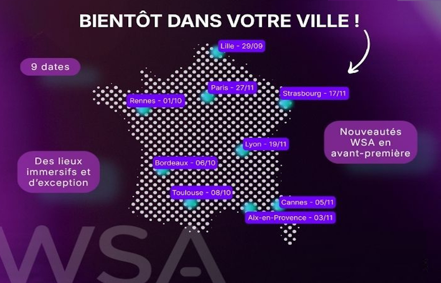 WSA France en tournée dans 9 villes cet automne