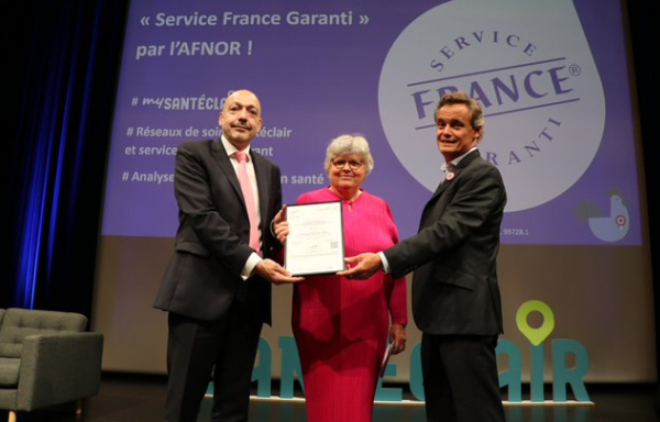 Santéclair obtient la certification Service France Garanti