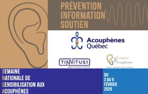 3 associations lancent la 1ère semaine de sensibilisation à l’acouphène
