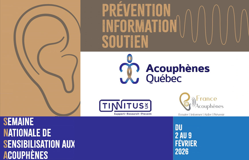 3 associations lancent la 1ère semaine de sensibilisation à l’acouphène