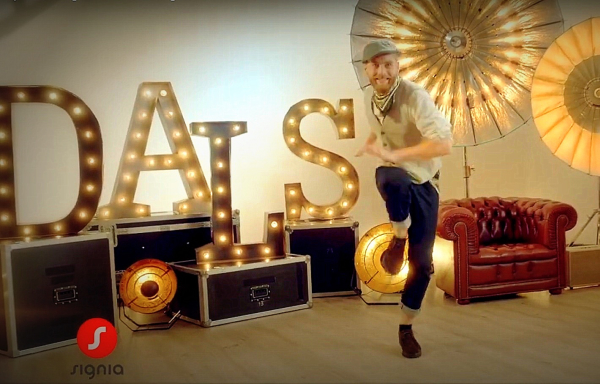 Yann-Alrick Mortreuil danse pour Signia : la vidéo