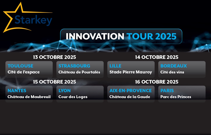 Les inscriptions à l’Innovation Tour de Starkey sont ouvertes
