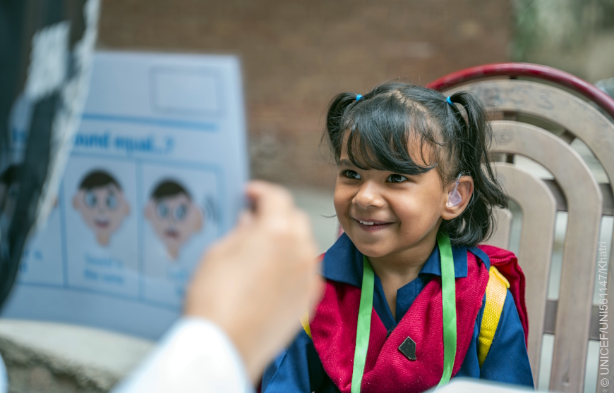 Starkey, mécène fondateur du nouveau fonds Unicef pour les enfants en situation de handicap