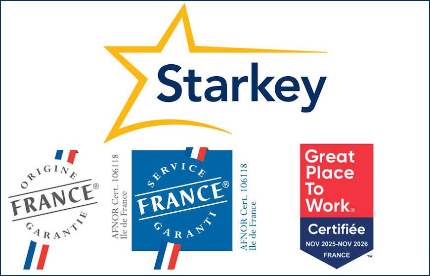 Certifications et label Great Place To Work renouvelés pour Starkey