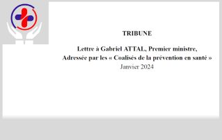 B. Jantzem, M. Del Rio et L. Godinho signent la tribune des “Coalisés de la prévention en santé”