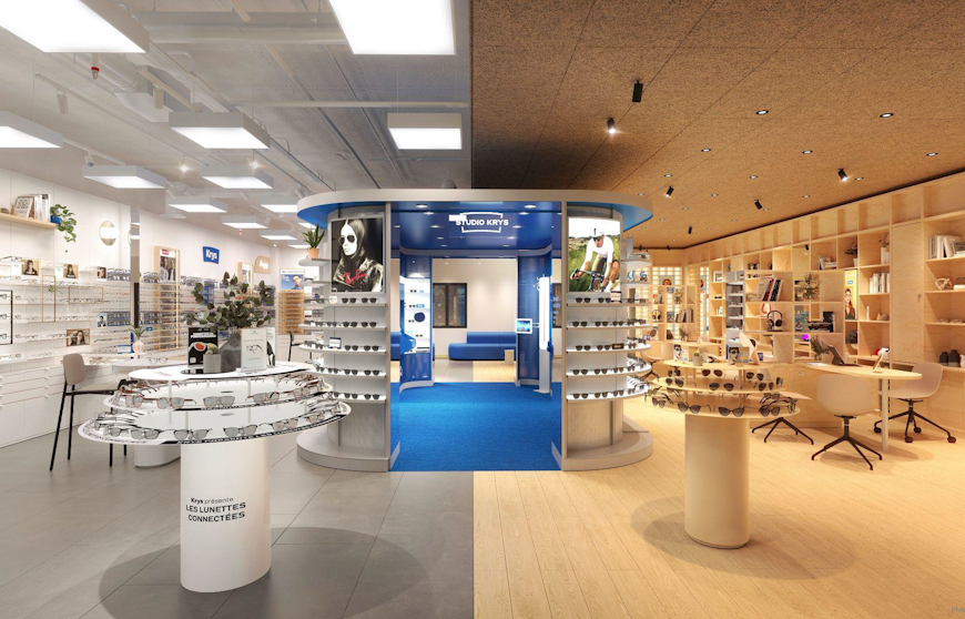 Twice, nouveau concept magasin bidimensionnel de Krys