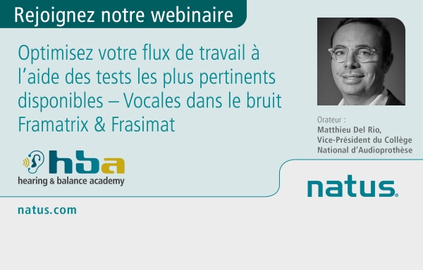 Natus organise un webinaire sur les outils de vocale dans le bruit