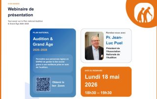 L'ANA annonce un webinaire pour faire connaitre le plan Audition et grand âge