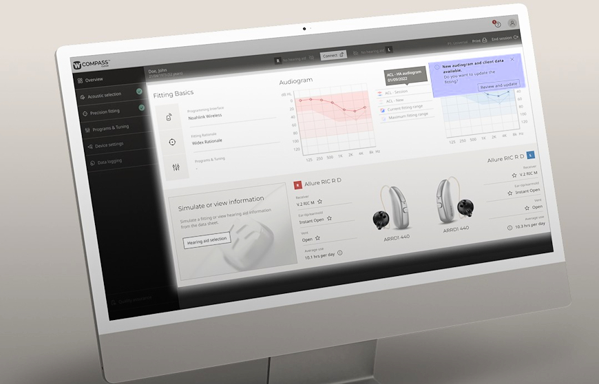 Widex Compass Cloud 2.0 : une mise à jour orientée terrain