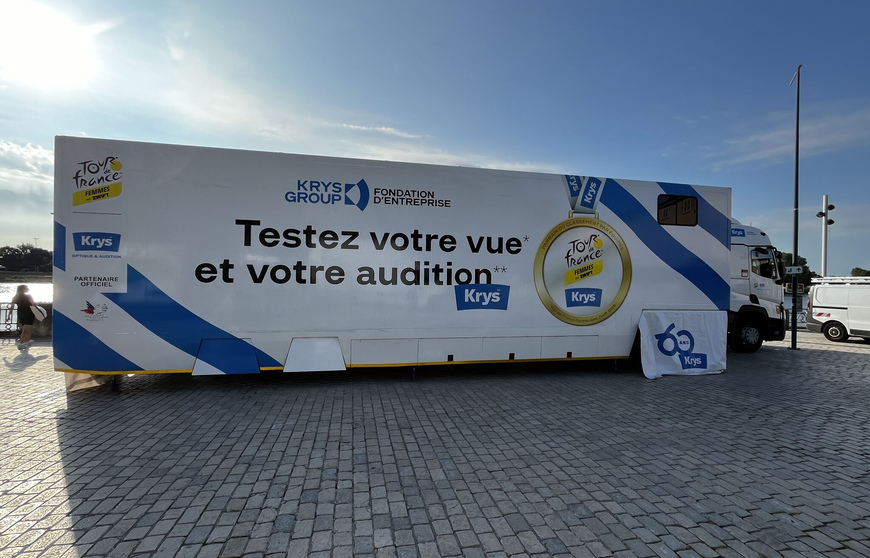 Krys a réalisé plus 1 800 dépistages auditifs sur le Tour de France 
