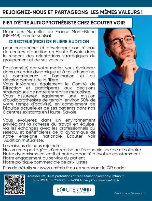 Directeur(rice) de Filière Audition