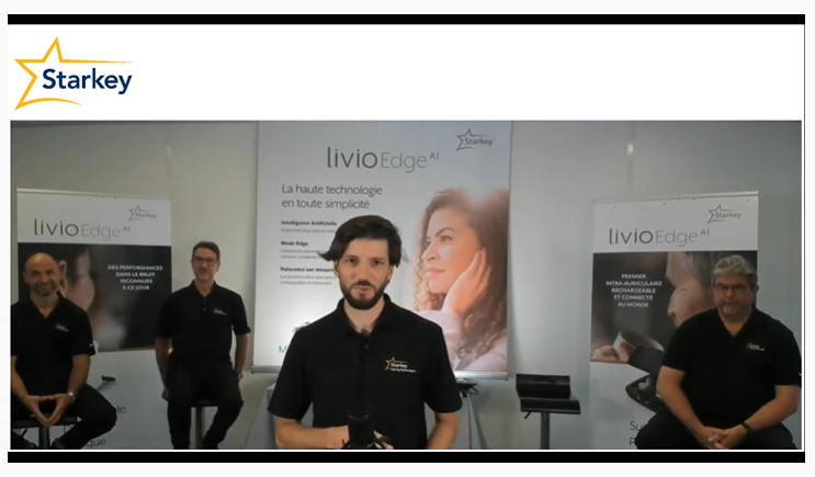 lancement livio edge AI Starkey